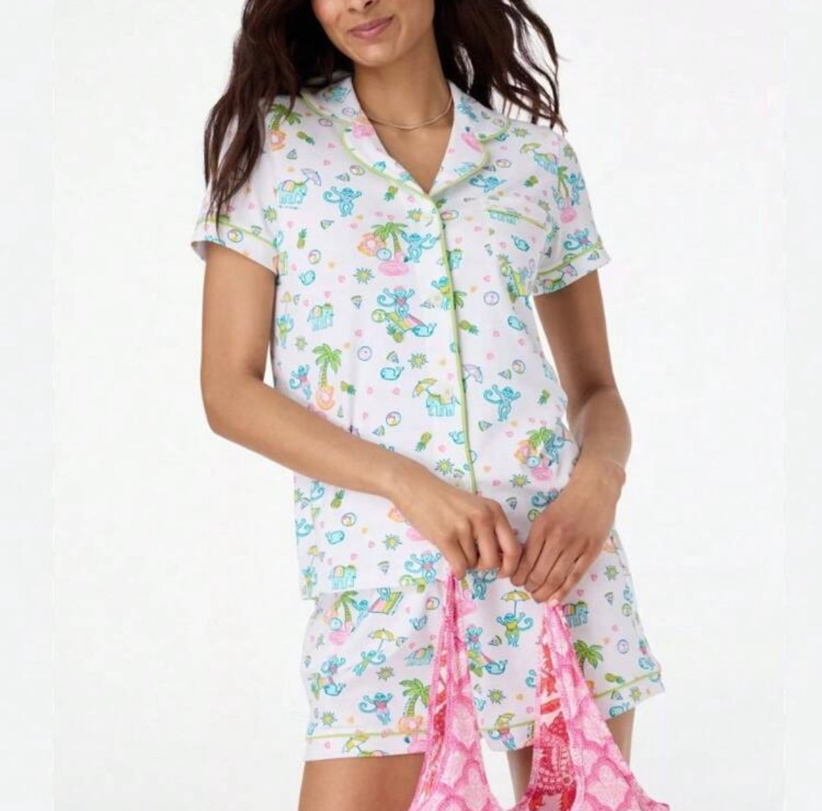 Cartoon Monkeys at the Beach Pajama Set