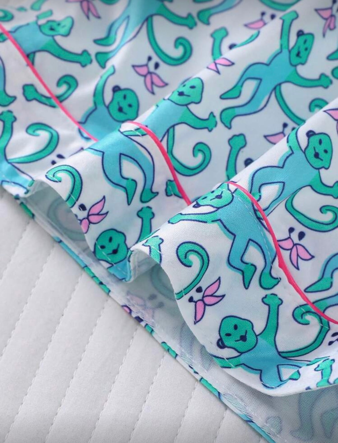 Fun Monkey Print Pajama Set