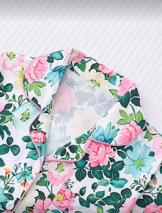 Floral Print Pajama Set